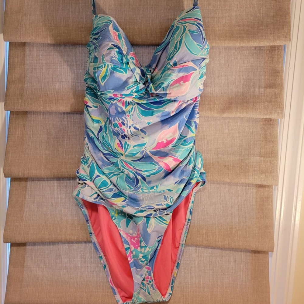 Lilly Pulitzer 1 piece Convertible Bathing Suit